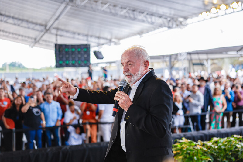 Lula inaugura nova fábrica de celulose da Suzano em Mato Grosso do Sul