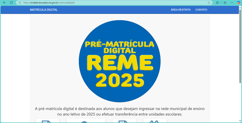 Inscrição para pré-matrícula na Rede Municipal começa hoje